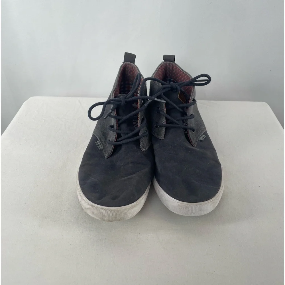 Ben Sherman Bristol Chukka High Top Canvas Sneaker in Navy‎ Size 11